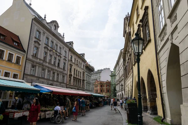 Mercado havelsky en la praga — Foto de Stock