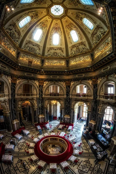 Kunsthistorisches Museum Wien Vienna Art History Museum Cafe Hall Kuppelhalle — Stock Photo, Image