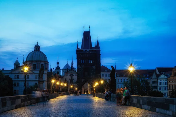 Charles bridge at dawn — Stock Photo, Image