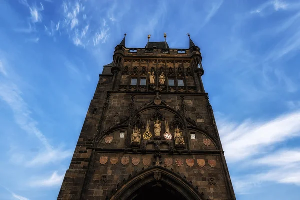 Old town bridge tower — Stock Photo, Image