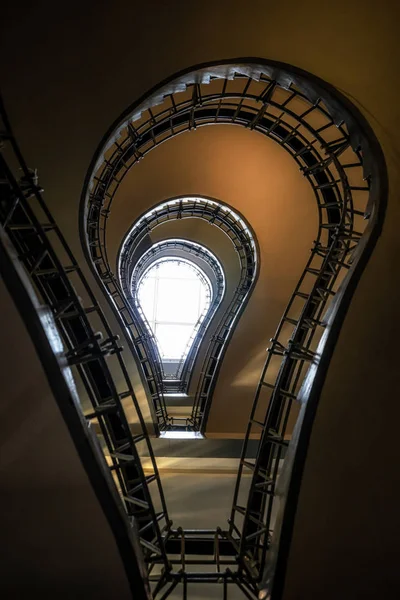 The lightbulb staircase Stock Image