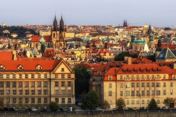 Utsikt över Prag stad — Stockfoto
