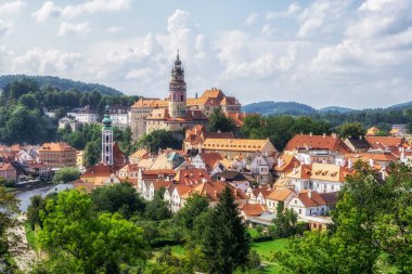 cesky krumlov şehir görünümü