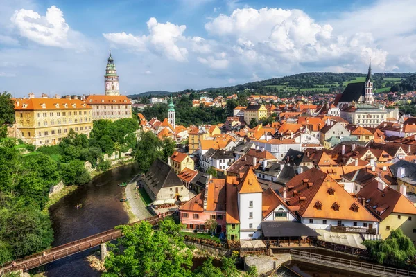 Cesky krumlov şehir görünümü — Stok fotoğraf