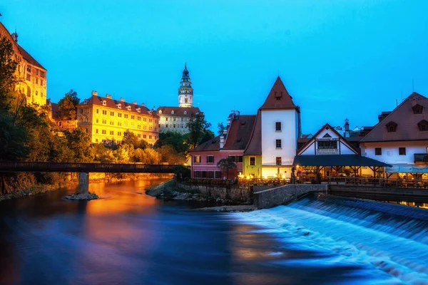 Cesky krumlov reflexiones — Foto de Stock