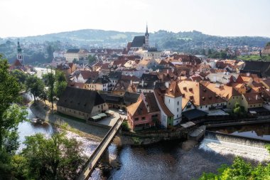 cesky krumlov üzerinde sabah