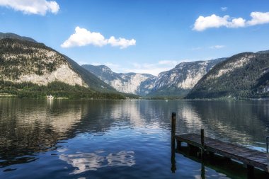 göl hallstatt rıhtım
