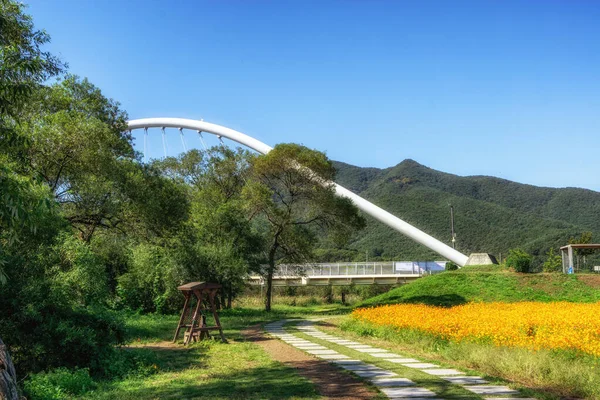 Сад моста аквапарка — стоковое фото