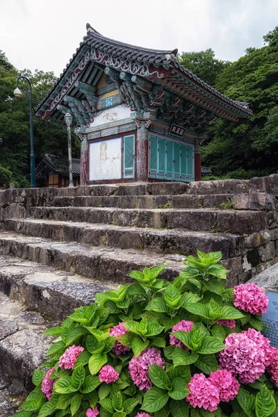 Jindo Ilha Ssangyesa Templo Edifícios Jindo Coreia Sul — Fotografia de Stock