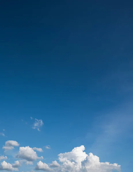 Image Blue Sky White Cloud Day Time Background Usage Vertical — Stock Photo, Image