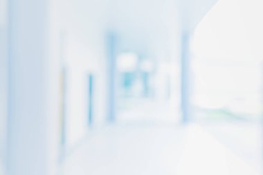 Görüntü ofis pencere, kapı ve koridor parlak ve temiz sesi için arka plan kullanım bokeh ile bulanıklık.