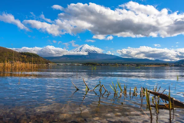 Foto Van Mount Fuji Lake Kawaguchi — Stockfoto