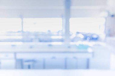 Eczane arkaplan kullanımı için eski laboratuvarın bulanık görüntüsü .