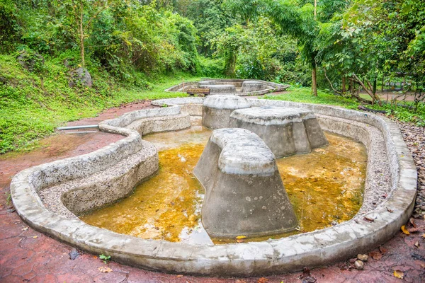 water pond at Pong Nam Ron Tha Pai hot spring.