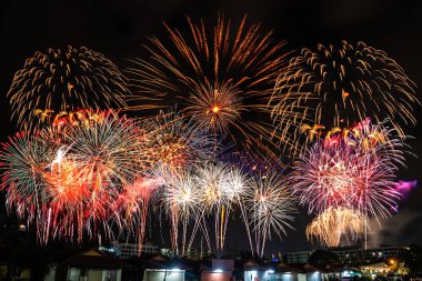 yapımı üzerinde 1 Ocak 2019 kutlama üzerinde firework Blast