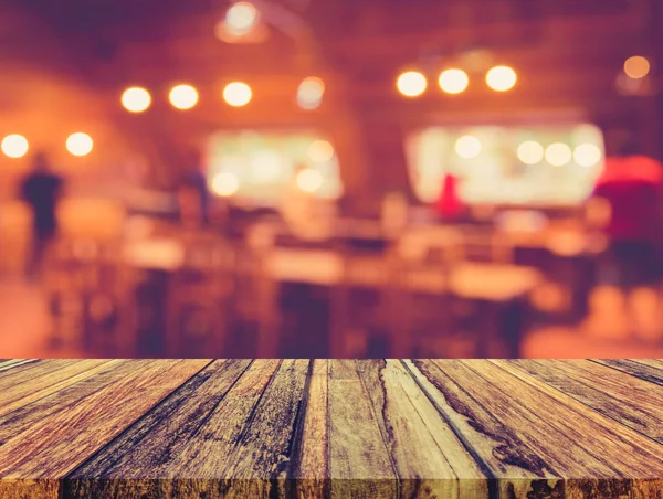 Blur image of coffee shop with bokeh on day. — Stok Foto