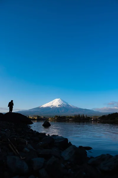 Afbeelding van berg Fuji en het Kawaguchimeer . — Stockfoto
