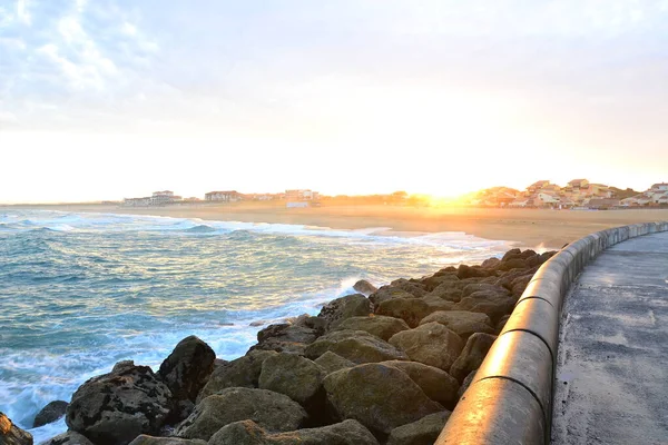 Malowniczy Piękny Wschód Słońca Oceanie Atlantyckim — Zdjęcie stockowe
