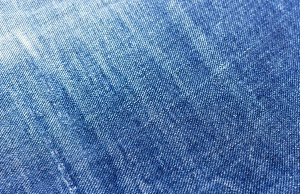 Threadbare Vecchio Blu Jeans Sfondo — Foto Stock