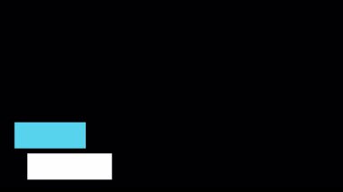 Modern Cyan ve White üçüncü alt animasyon tittle