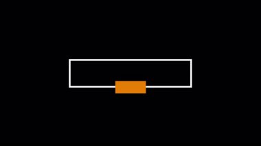 Üçüncü alt animasyon tittle modern dikdörtgen seti