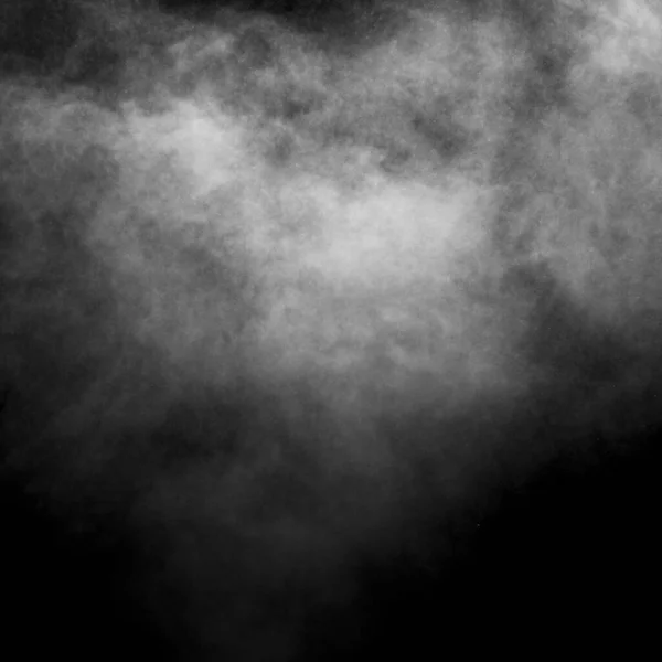 Smoke Steam Vape Isolated Black Background Looks Cloud Abstract Background — Stock Photo, Image