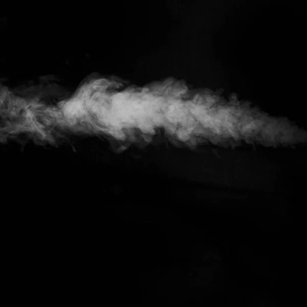 Kouřové Fragmenty Černém Pozadí Abstraktní Pozadí Konstrukční Prvek Pro Překrytí — Stock fotografie