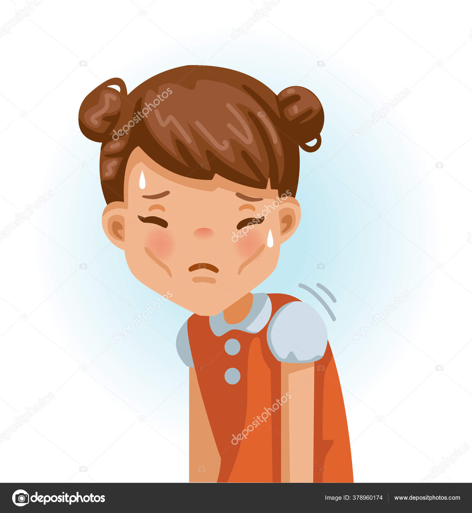 Weak Little Girl Slim Fatigue Discomfort Fatigue Sad Girl Face Stock Vector Image by ©ann131313 #378960174 Weak Little Girl Slim Fatigue Discomfort Fatigue Sad Girl Face Stock Vector Image by ©ann131313 #378960174