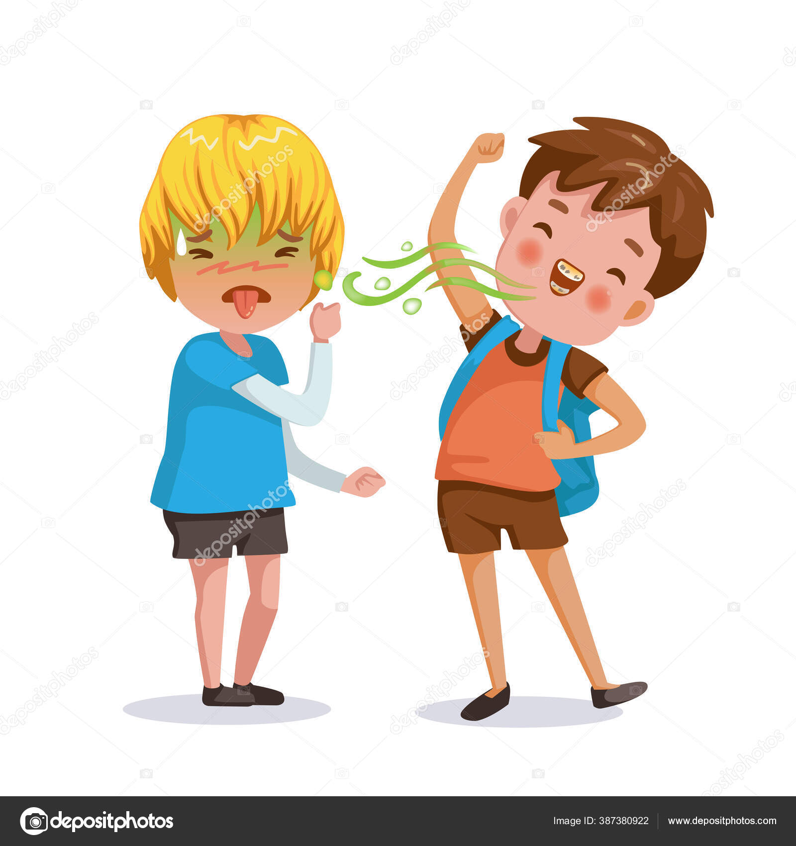 Bad Breath Boy Little Boy Feels Foul Bad Breath Friends Stock Vector Image by ©ann131313 #387380922 Bad Breath Boy Little Boy Feels Foul Bad Breath Friends Stock Vector Image by ©ann131313 #387380922