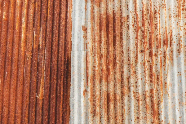 Old Rusted Zinc Surface Texture Gray Galvanized Iron Wall Texture — Stock Photo, Image