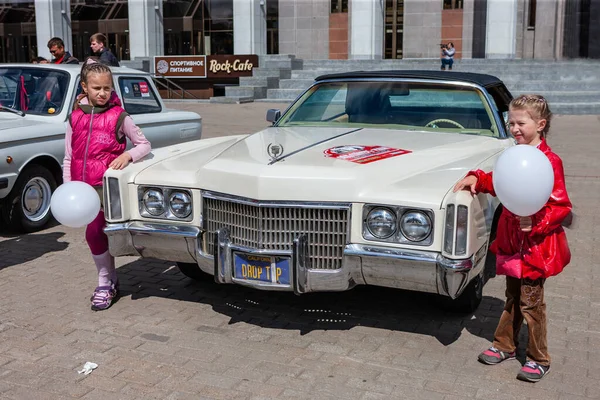 Мінськ Білорусь 2016 Старе Ралі Cadillac Eldorado Купе 1971 1978 — стокове фото