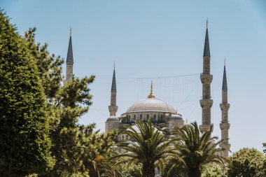 Sultan Ahmed Camii (Sultanahmet Camii) İstanbul ' da bir güzel yaz günü.