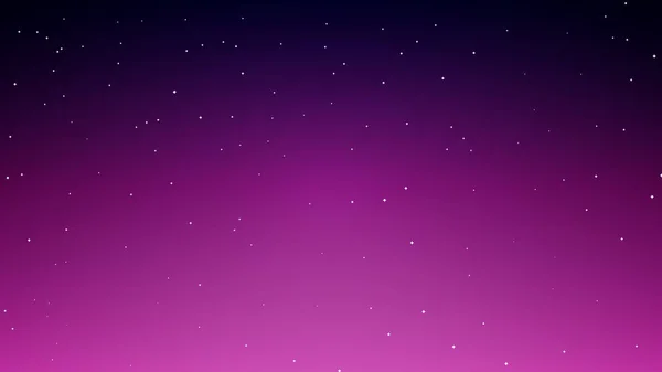 Fondo Abstracto Del Cielo Estrellado Azul Violeta Nocturno Ilustración Arte — Vector de stock