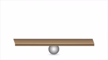 Zihin ve aşk ölçeklerde, sanat video illüstrasyon.