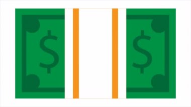 Dolar, sanat video illüstrasyon Icon paketleri.