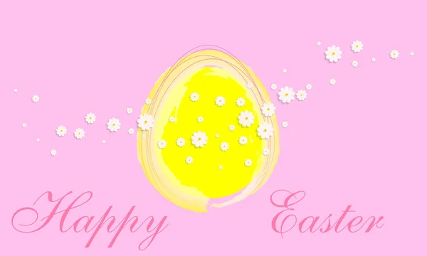 Раскрашенные пасхальные яйца с акварелью — стоковый вектор