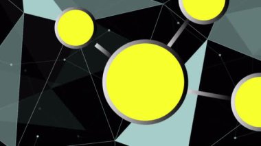 İş dairesel infografikler, sanat video illüstrasyon.
