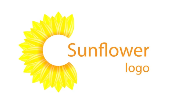 Icon Логотип Sunflower — стоковый вектор
