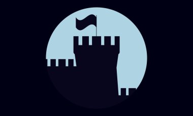 bayraklı kale kuleleri