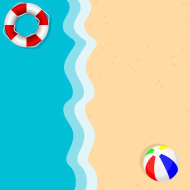 Plaj sezonunun arka planı