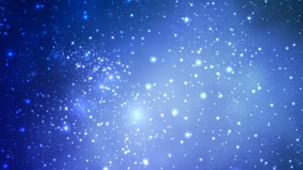 Espace ciel bleu abstrait, illustration vidéo d'art .