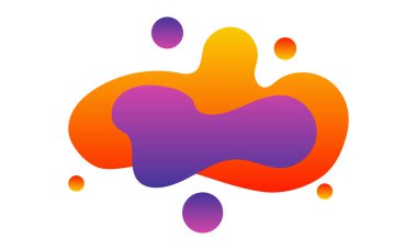 Dinamik pürüzsüz sıvı soyut afiş, vektör sanat illüstrasyon.