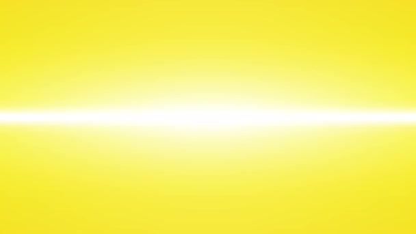 Yellow Neon Line Effect Art Video Illustration — Stock Video