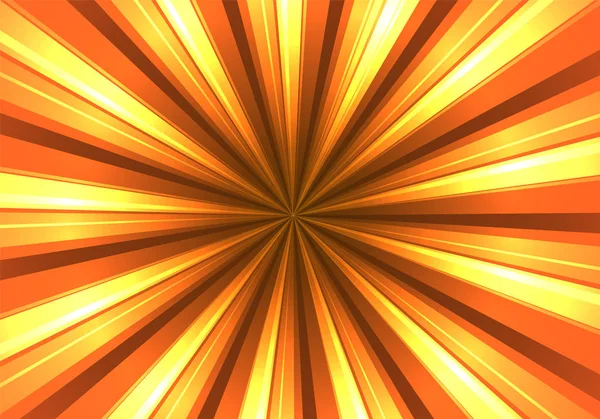 Abstract Orange Radiant Background Vector Art Illustration — Stock Vector