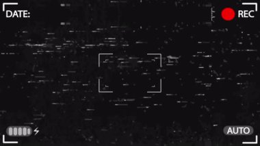 Korku kamerası arkaplanı, sanat videosu illüstrasyonu.