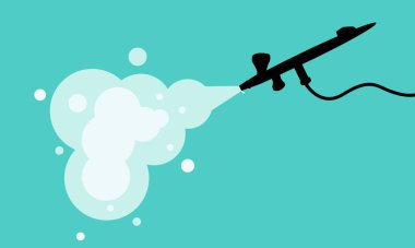Disinfectant Spray, vector art illustration. clipart