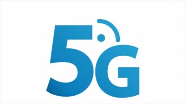5 G Sembol Tasarımı, Sanat Videosu İllüstrasyonu.