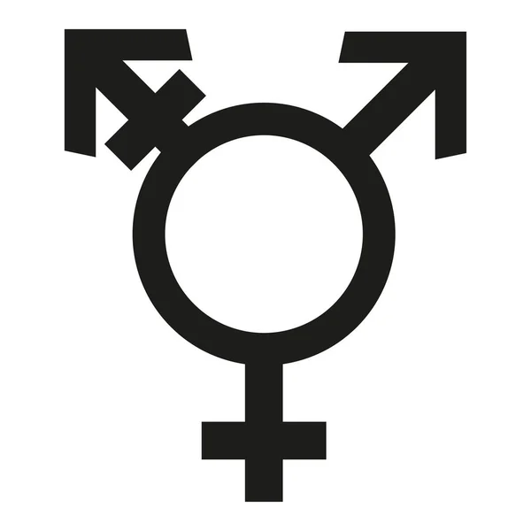 Icon Gender Male Female Flat Sign Symbols Vector Glyph Icon — Stock Vector