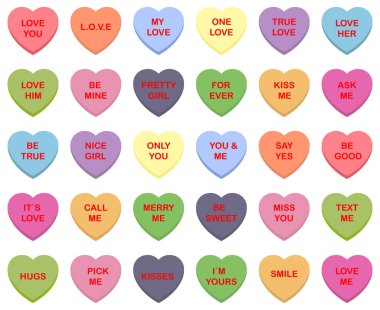 Download Conversation Heart Candy Free Vector Eps Cdr Ai Svg Vector Illustration Graphic Art