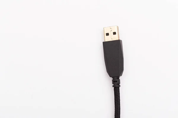 USB-кабель изолирован на белом фоне — стоковое фото